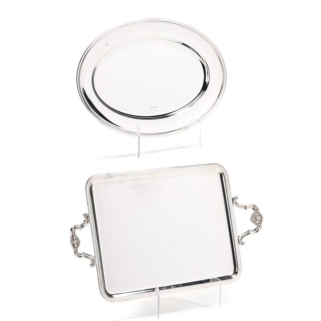 two-christofle-silver-plated-serving-trays