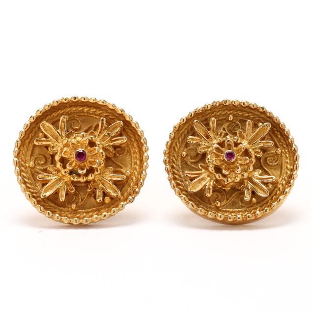 gold-and-gem-set-cufflinks-greece