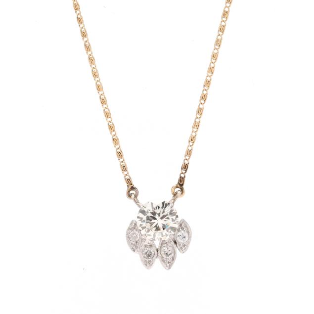 platinum-gold-and-diamond-pendant-necklace