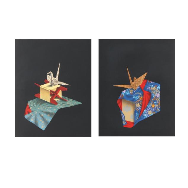 wako-shuji-japanese-b-1953-two-lithographs