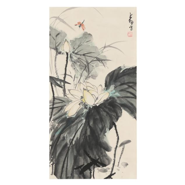 shanghai-school-painting-of-lotus-blossoms
