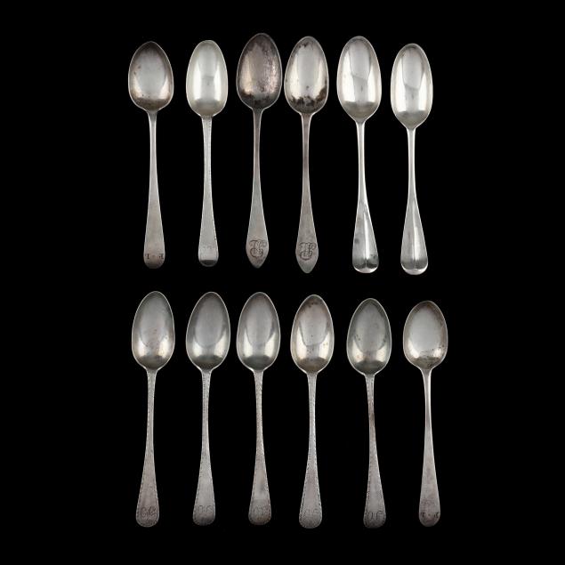 twelve-early-coin-silver-demitasse-spoons