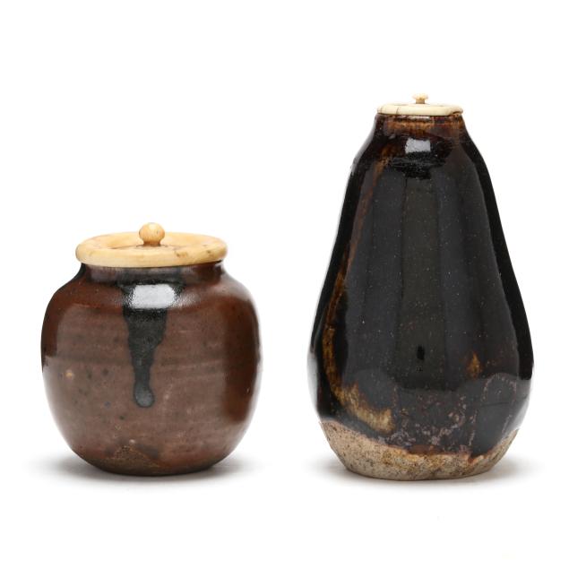 two-japanese-ceramic-tea-caddies-i-chaire-i