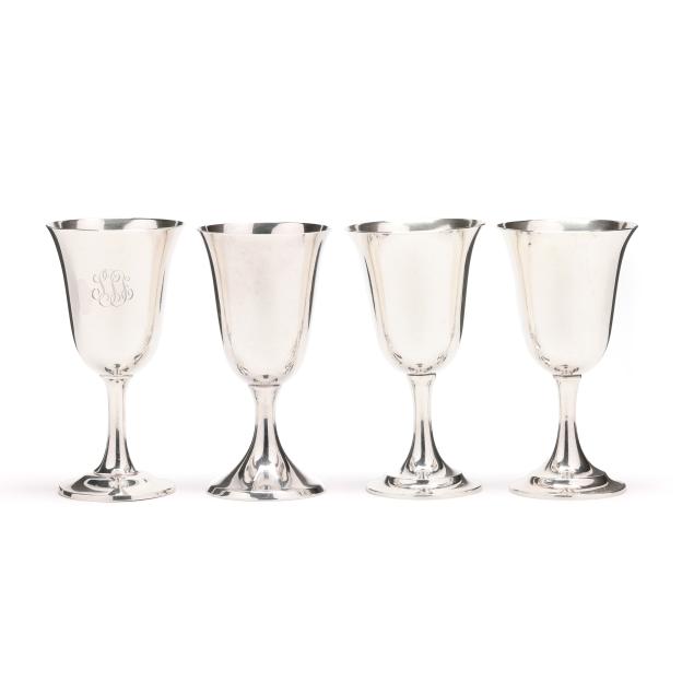four-sterling-silver-goblets