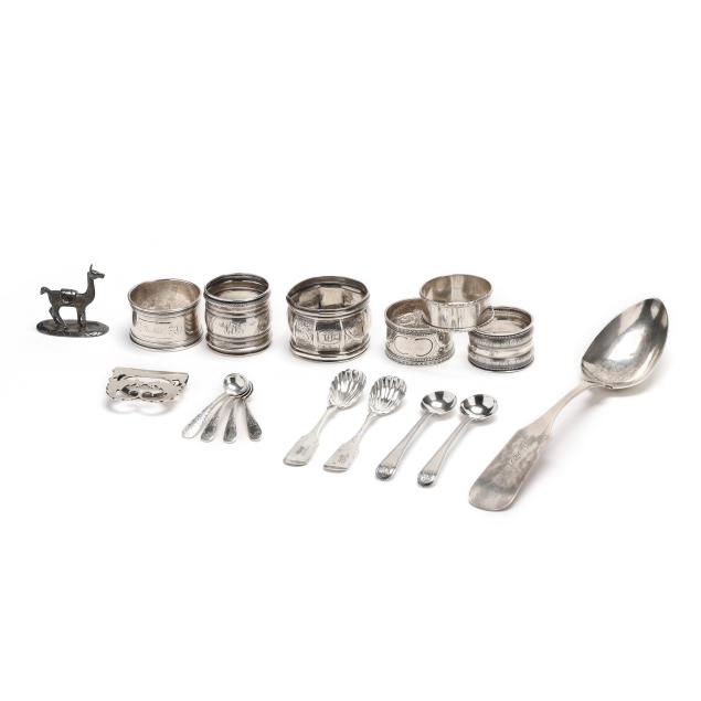 a-group-of-coin-silver-and-sterling-silver-tableware