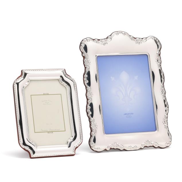 two-italian-silver-mounted-picture-frames