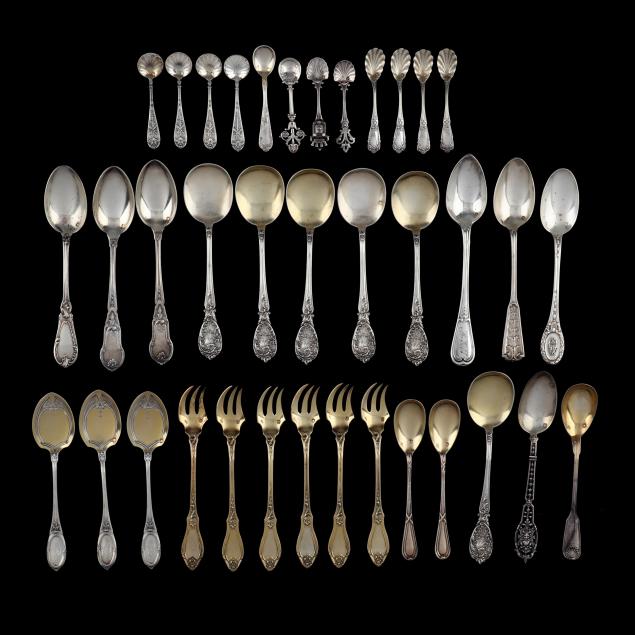 selection-of-french-silver-flatware
