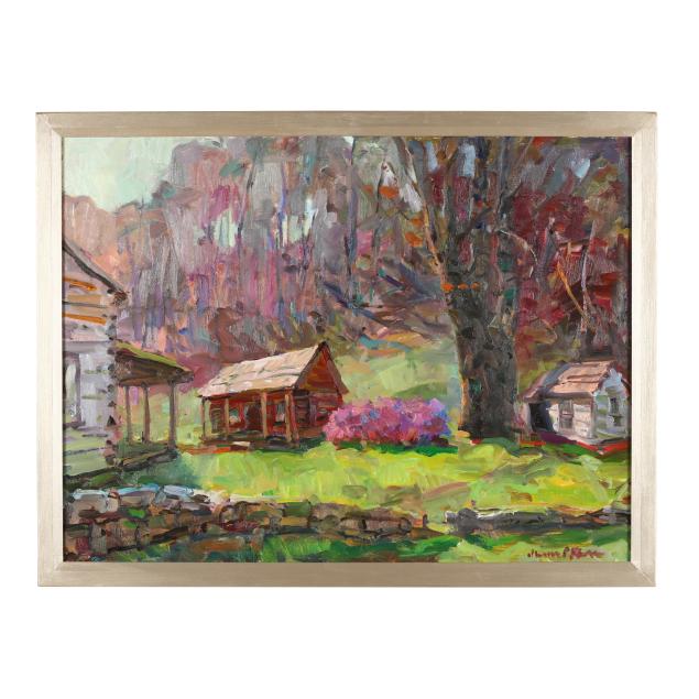 james-p-kerr-american-b-1953-i-springtime-on-the-blue-ridge-i