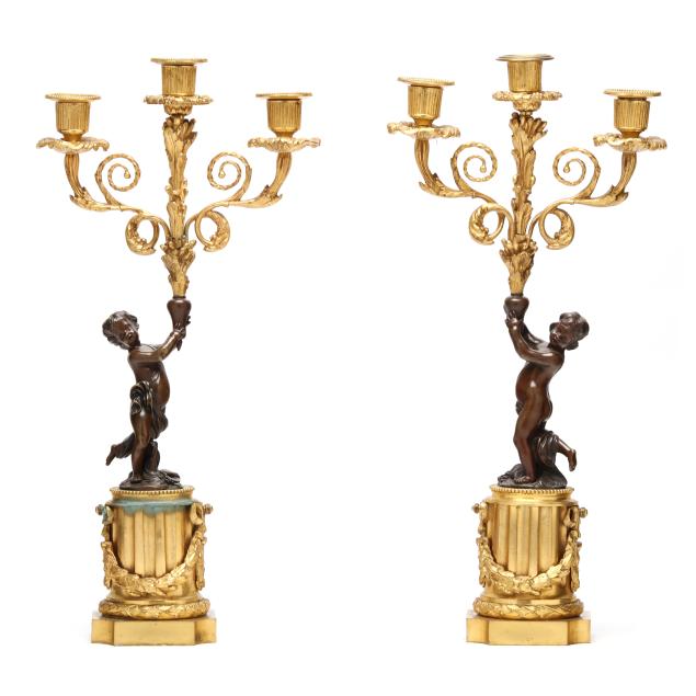 pair-of-louis-xvi-style-patinated-and-dore-bronze-three-light-candelabra