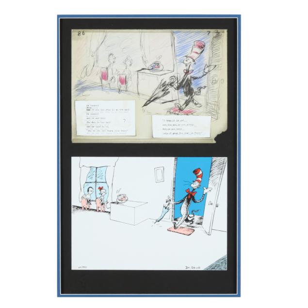 after-theodor-seuss-dr-seuss-geisel-american-1904-1991-i-we-looked-then-we-saw-him-step-in-on-the-mat-i-diptych