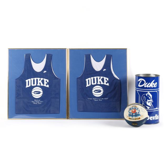 group-of-duke-university-basketball-memorabilia