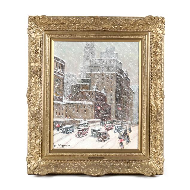 american-school-20th-century-new-york-street-scene-in-winter