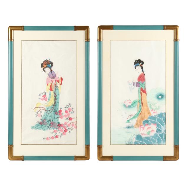 pair-of-chinese-paintings-of-elegant-ladies
