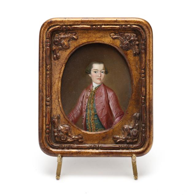 antique-rococo-oval-portrait-of-a-young-man