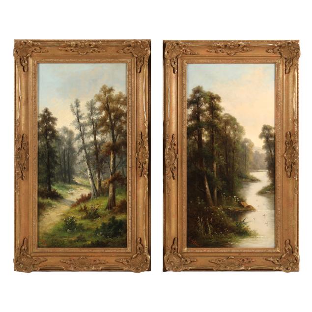 ada-stone-english-1879-1904-two-antique-wooded-landscape-paintings