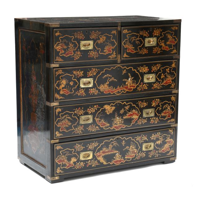english-chinoiserie-campaign-style-chest-of-drawers