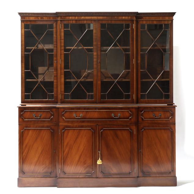 georgian-style-mahogany-breakfront