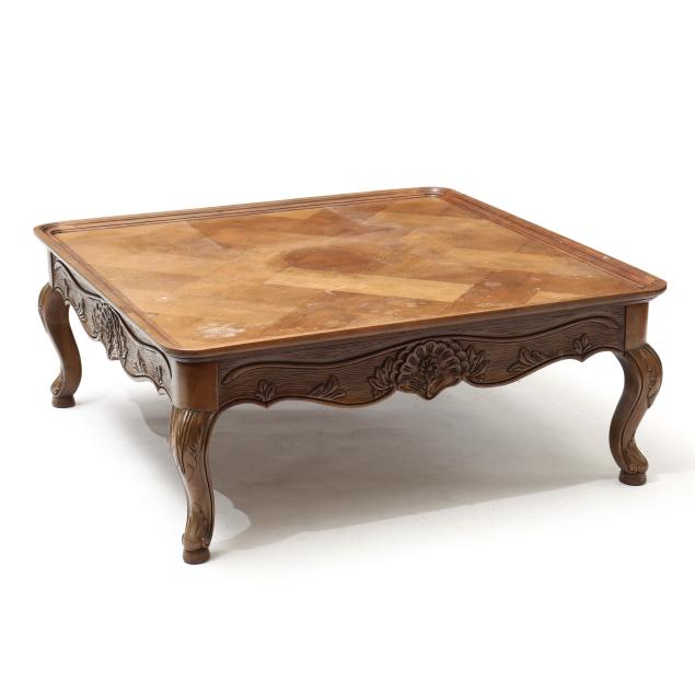 baker-french-provincial-style-oak-coffee-table
