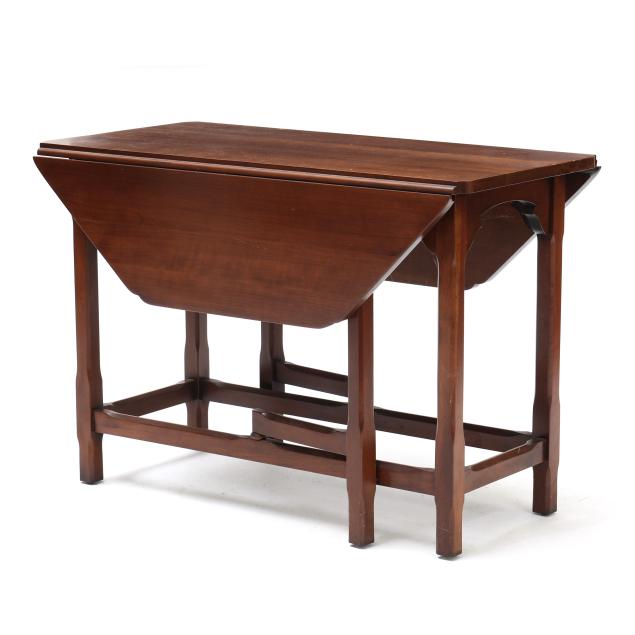 chippendale-style-cherry-drop-leaf-side-table
