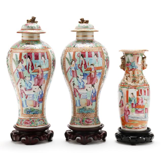 three-chinese-porcelain-famille-rose-mantel-vases