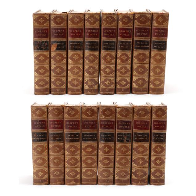 a-leather-bound-set-of-the-works-of-james-fenimore-cooper
