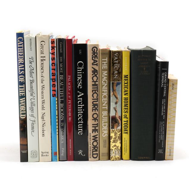 a-large-group-of-books-on-architecture-historic-homes-and-important-monuments