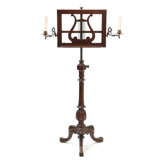 william-iv-mahogany-adjustable-music-stand