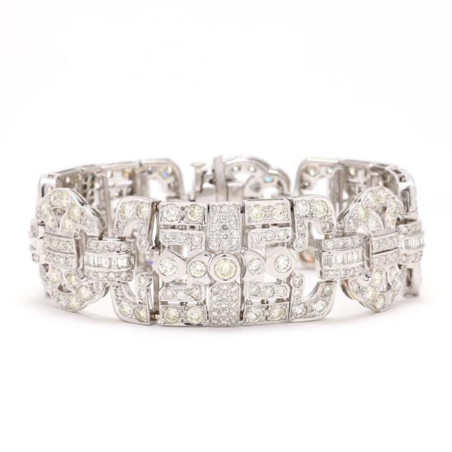 art-deco-style-white-gold-and-diamond-bracelet