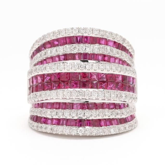 white-gold-ruby-and-diamond-ring