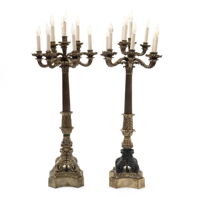 pair-of-palatial-napoleon-iii-nine-light-bronze-candelabra-lamps
