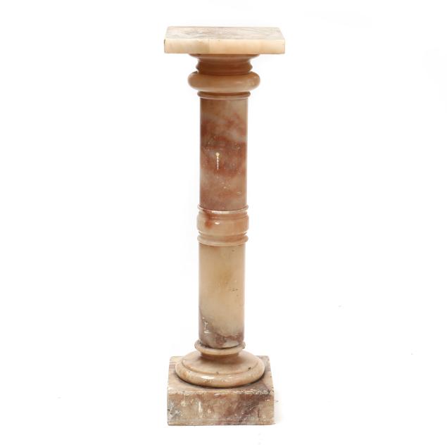 antique-carved-alabaster-pedestal