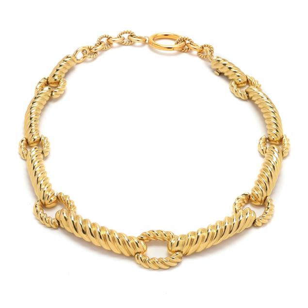 vintage-gold-rope-link-necklace-david-webb
