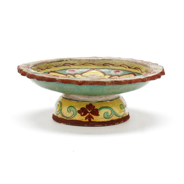 benjarong-porcelain-pedestal-stem-dish
