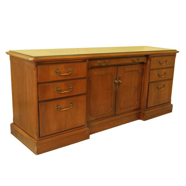 chippendale-style-mahogany-office-credenza