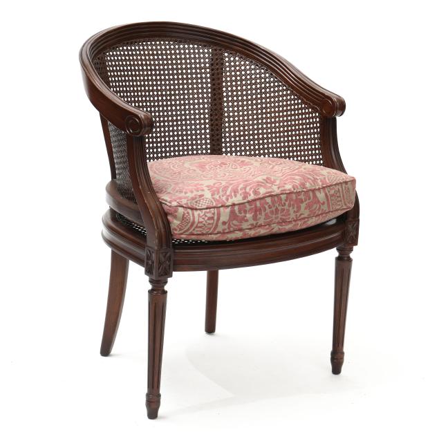 louis-xvi-style-walnut-and-cane-barrel-back-bergere
