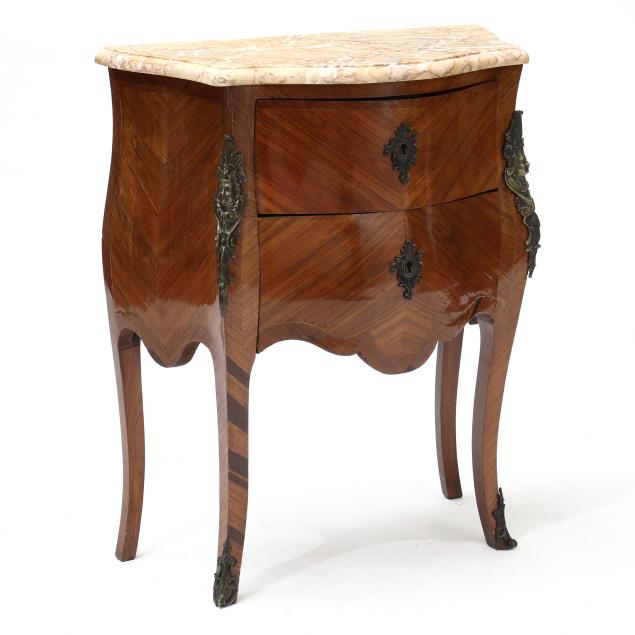 louis-xv-style-marble-top-diminutive-bombe-bedside-commode