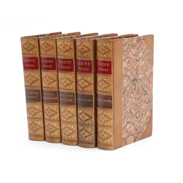 five-volumes-of-the-works-of-george-ebers