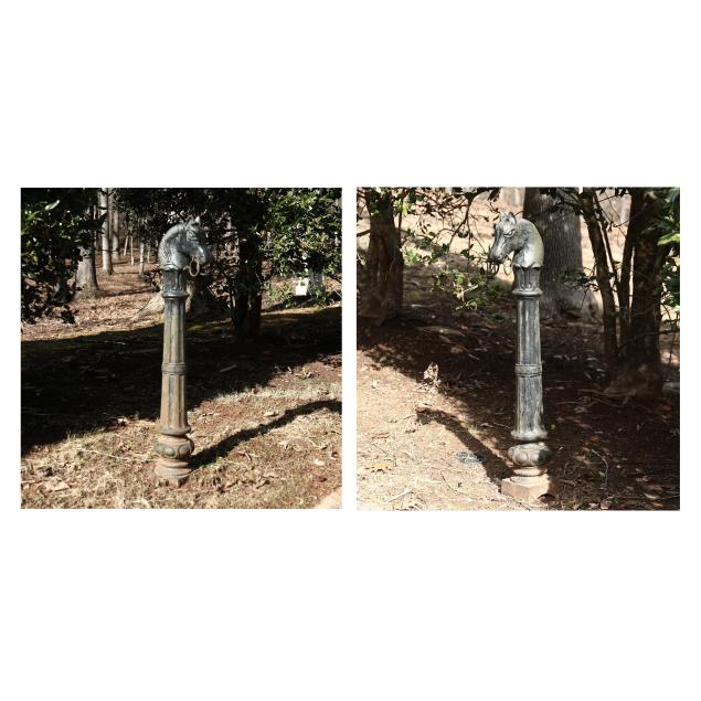 pair-of-vintage-cast-iron-horse-head-hitching-posts