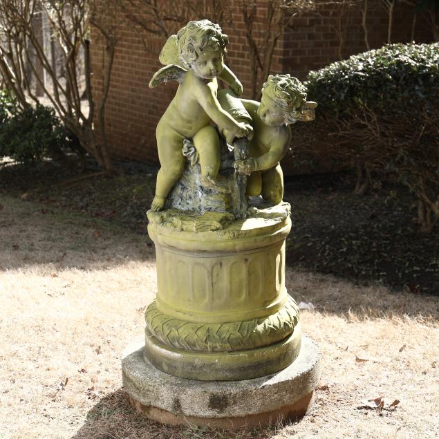 after-auguste-moreau-french-1834-1917-large-cast-metal-garden-sculpture-of-two-cupids