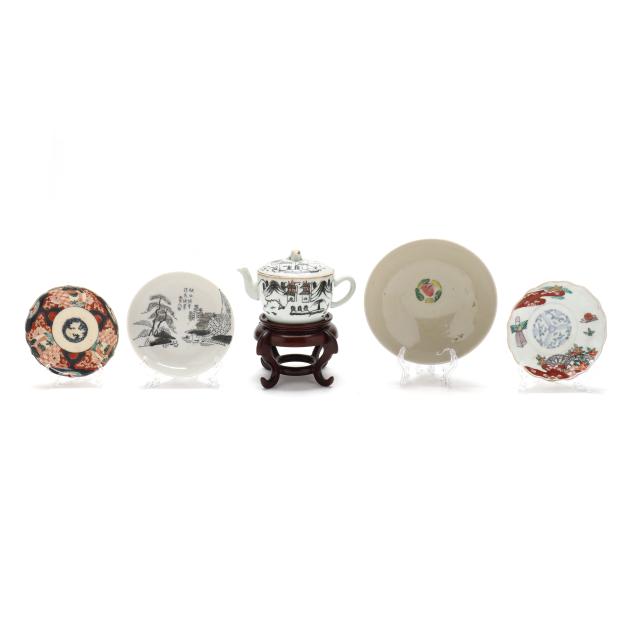 five-pieces-of-asian-porcelain-tableware