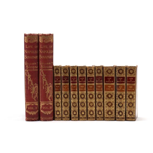 scott-s-i-the-life-of-napoleon-buonaparte-i-and-two-volumes-of-sloane-s-biography