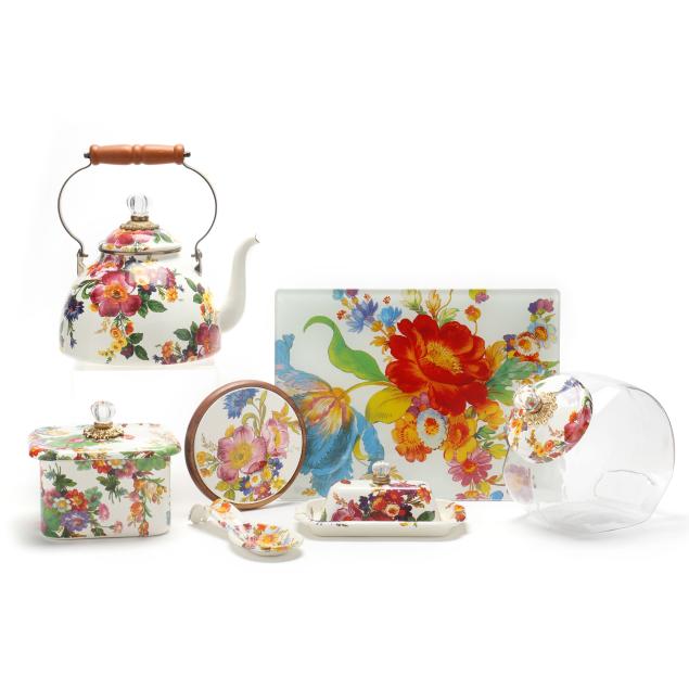 mackenzie-childs-seven-assorted-i-white-flower-market-i-kitchen-items