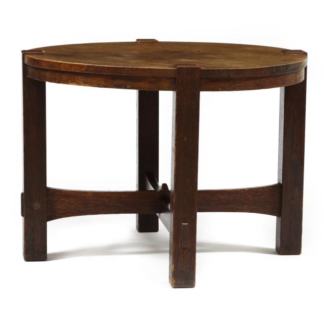 attributed-gustav-stickley-mission-oak-breakfast-table