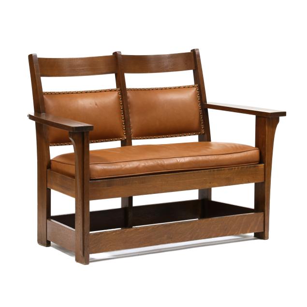 attributed-l-j-g-stickley-mission-oak-double-back-settee