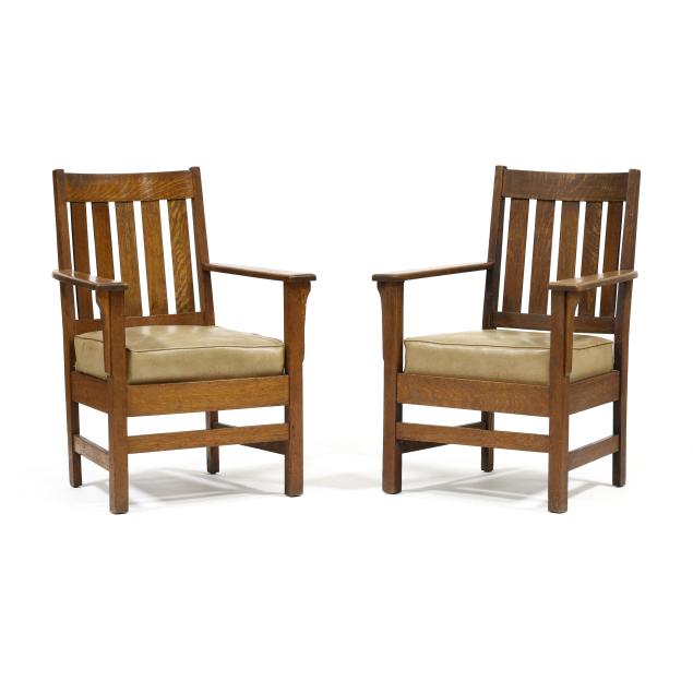 attributed-l-j-g-stickley-pair-of-mission-oak-armchairs