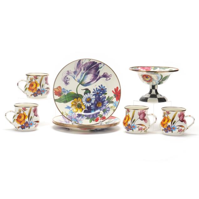 mackenzie-childs-assorted-i-white-flower-market-i-tableware