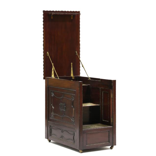 george-iii-carved-mahogany-library-steps-cabinet