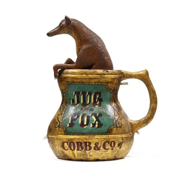 large-antique-carved-and-painted-jug-and-fox-pub-sign
