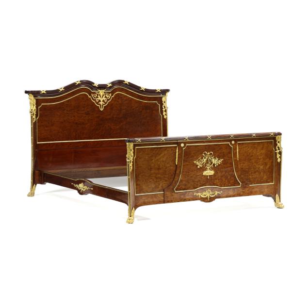 louis-xv-style-burl-tulip-wood-and-ormolu-queen-size-bed