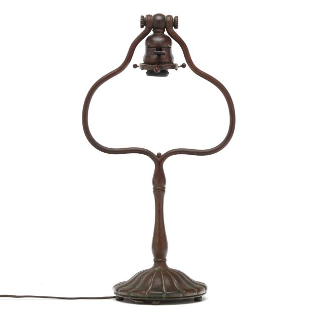 tiffany-studios-424-patinated-bronze-harp-desk-lamp-base